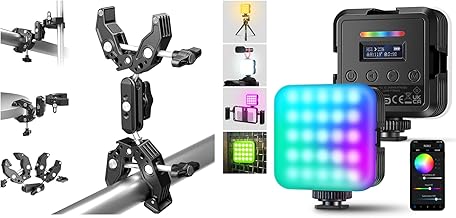 Double Super Clamp with Magic Arm for Photography and Lighting