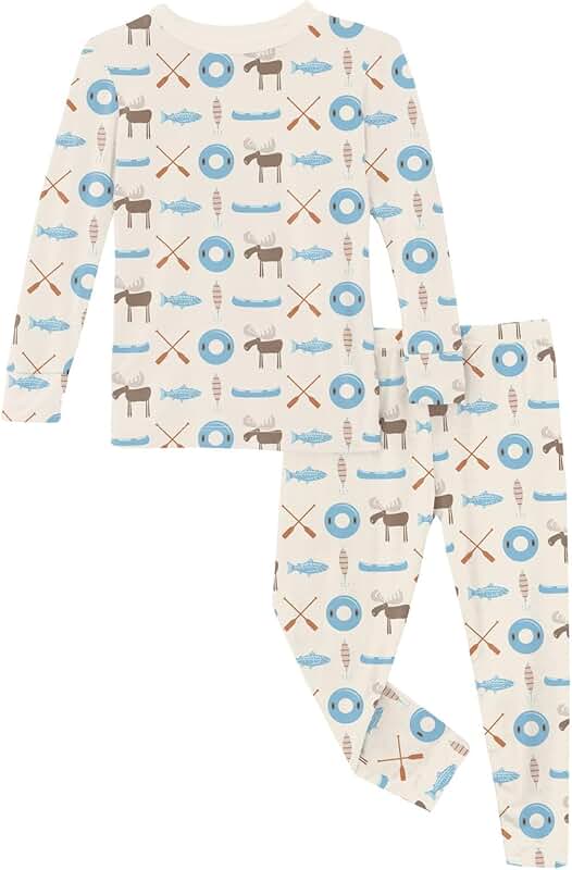 Baby girls' long sleeve pajama set