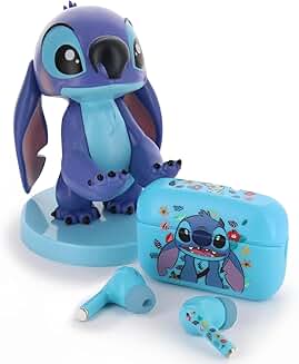Lilo & Stitch Wireless Earbuds and Holder Bundle