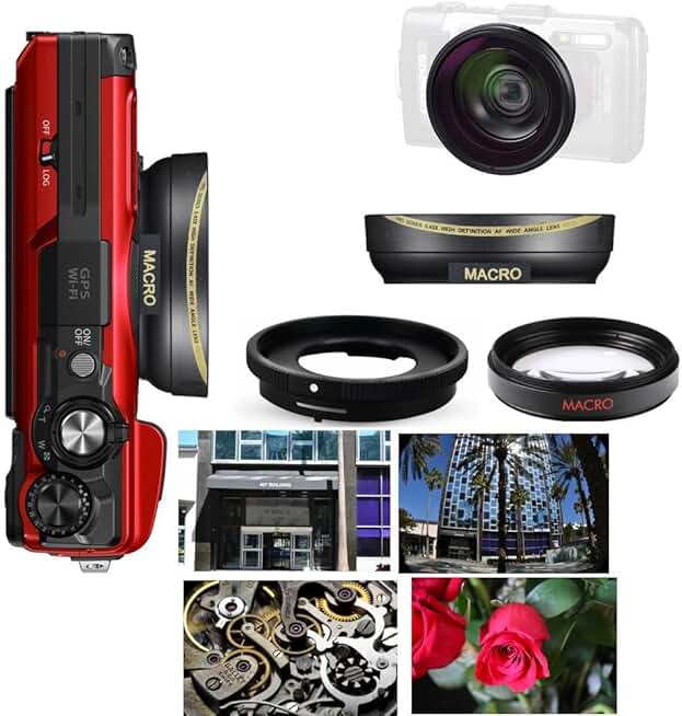 HD 32K Ultra Wide and Macro Lens for Olympus TG7