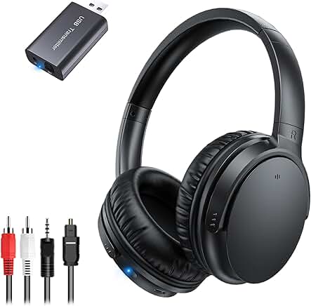 Wireless TV Headphones for Seniors with Long Battery Life