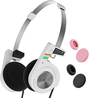 Retro Bluetooth Headphones with 60-Hour Playtime