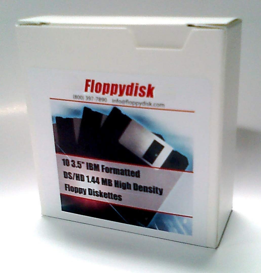 50 Floppy Disks. 3.5 inch Diskettes. Formatted 1.44 MB DS/HD MF-2HD. Manufactured in 2011.