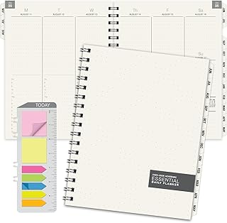 Monthly and weekly planner for 2025-2026