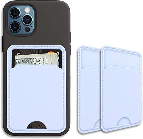 Light Blue 3-in-1 Silicone Phone Card Holder