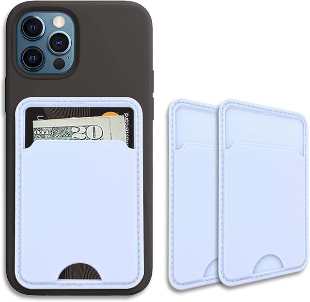 Light Blue 3-in-1 Silicone Phone Card Holder