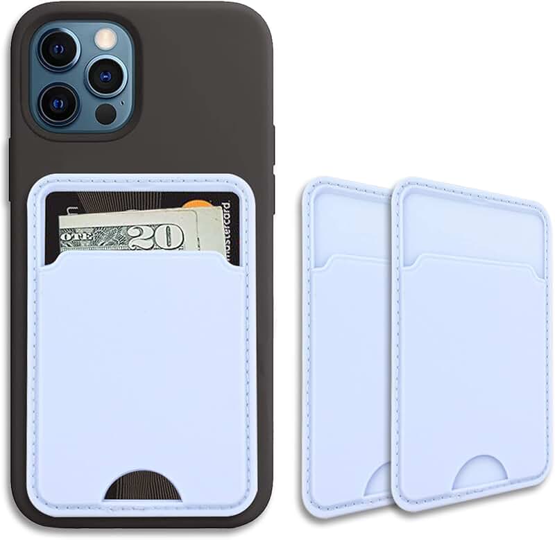 Light Blue 3-in-1 Silicone Phone Card Holder