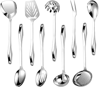9-Piece Stainless Steel Kitchen Utensil Set