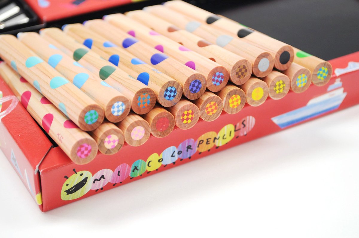20 Colored Pencils Set with Sharpener