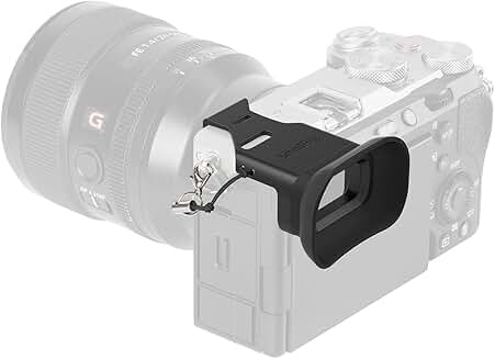 Camera Viewfinder Eyecup with Lanyard for Sony Alpha 7C II and 7CR