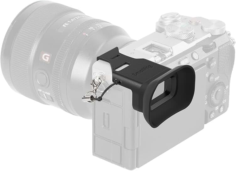Camera Viewfinder Eyecup with Lanyard for Sony Alpha 7C II and 7CR