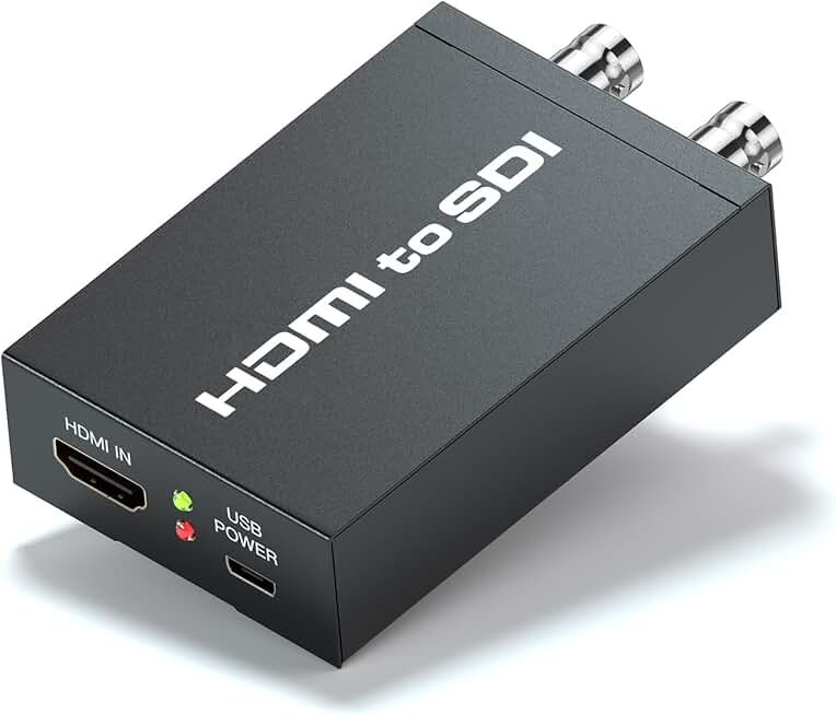 HDMI to SDI Converter Supports 4K/60Hz Dual Output