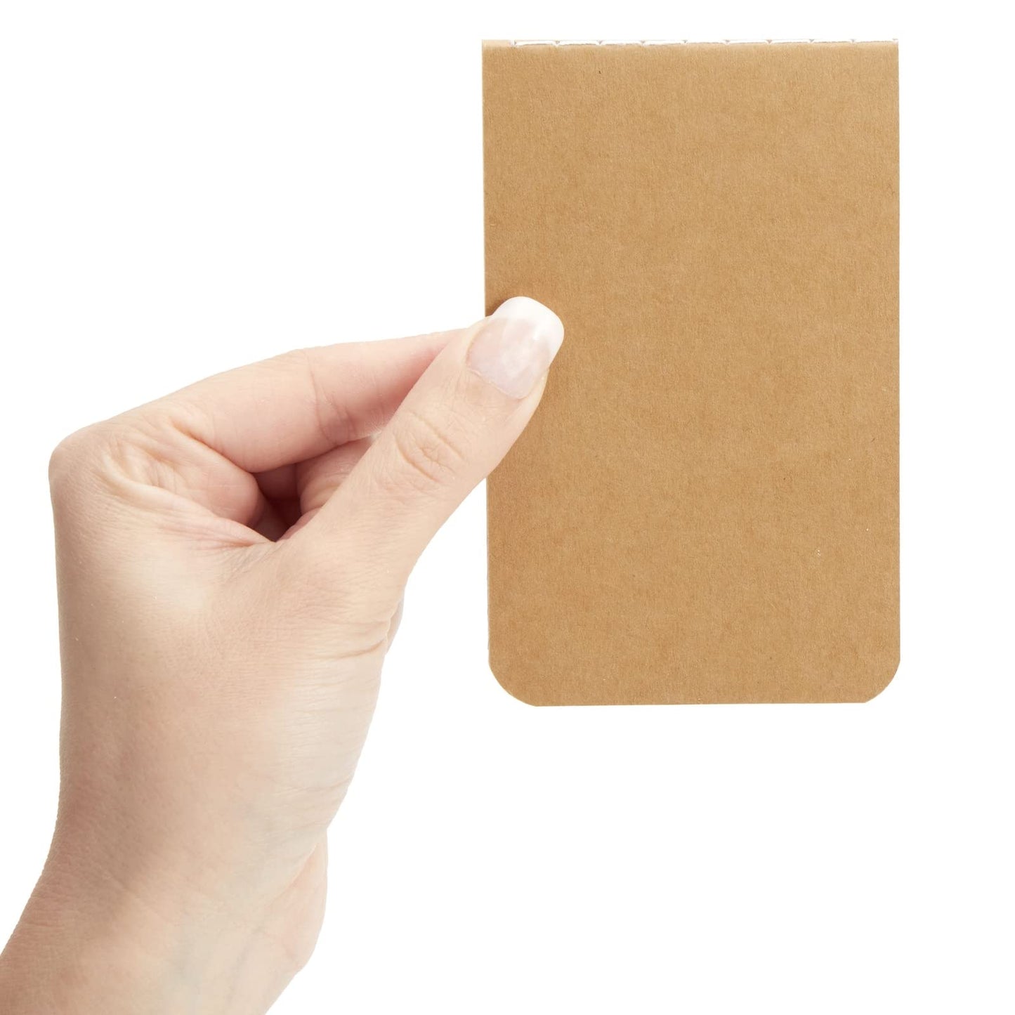 12 Brown Kraft Pocket Notebooks, 2.7 x 4.5 inches