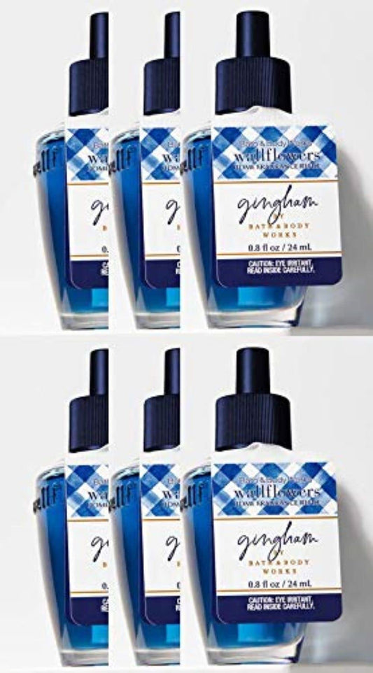 Gingham Wallflowers Fragrance Refill 6-Pack)  0.8 fl oz  24 mL Each