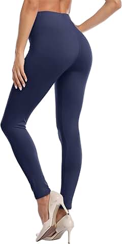 Soft high-waisted ankle-length leggings for women