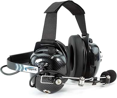 Rugged Behind-the-Head Headset with Noise Reduction
