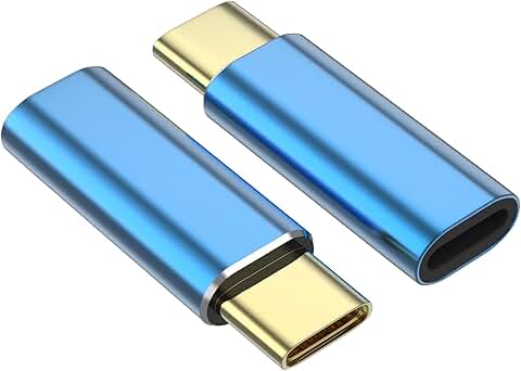 Lightning to USB C Adapter 2-Pack for Charging and Data