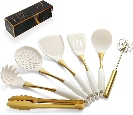 5-Piece Nylon Cooking Utensil Set with Wide Handles