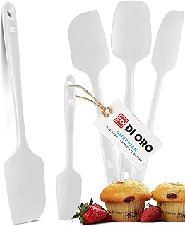 Silicone Spatula Set for Baking and Cooking