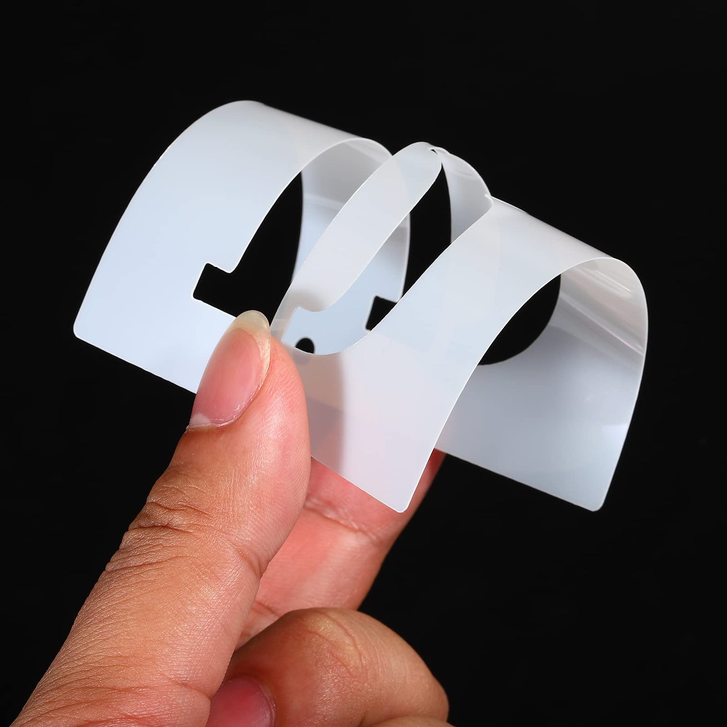 3-Inch Plastic Number Stencils Set of 10 White