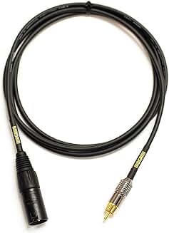20-Foot Unbalanced RCA to XLR Male Audio Cable