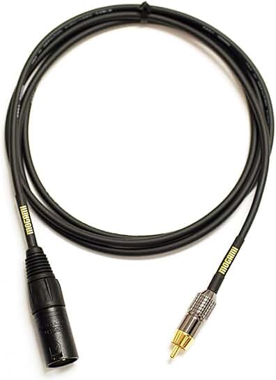 20-Foot Unbalanced RCA to XLR Male Audio Cable
