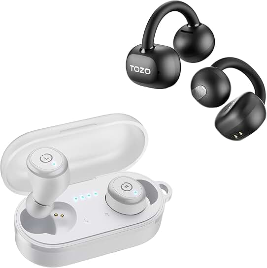 Wireless Earbuds with OpenEarRing Design