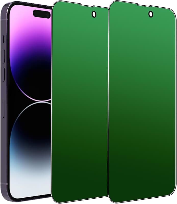 2 Pack Privacy Screen Protectors for iPhone 14 Pro Max