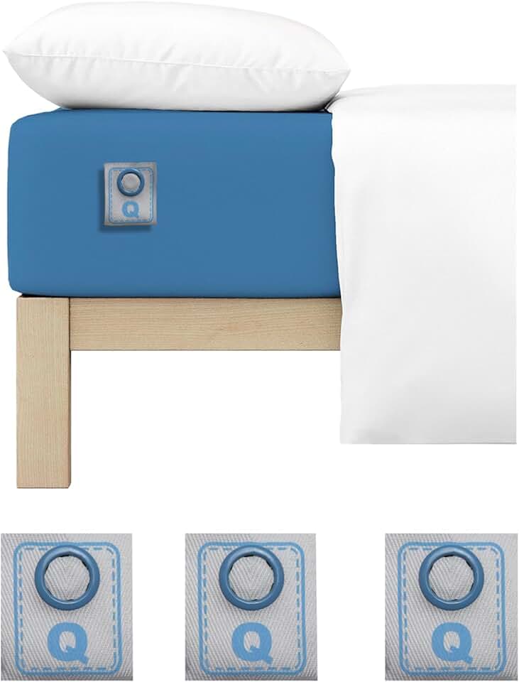 Queen Bed Sheet Organizer and Label Set (4 Pieces)