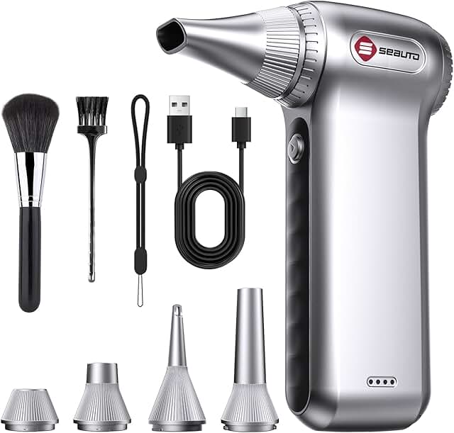 Cordless Electric Air Duster with Turbo Fan