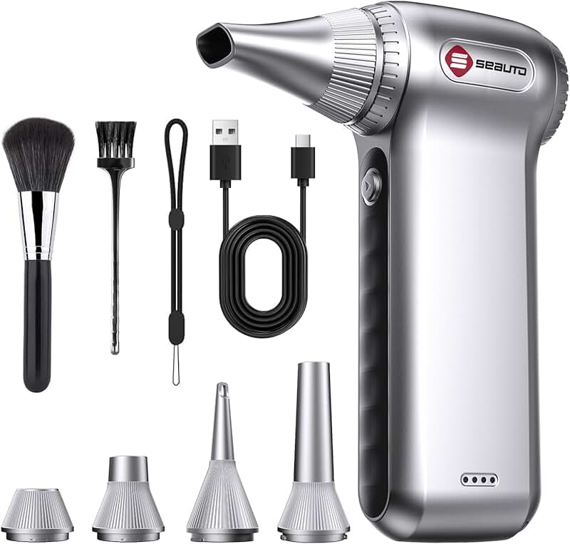 Cordless Electric Air Duster with Turbo Fan