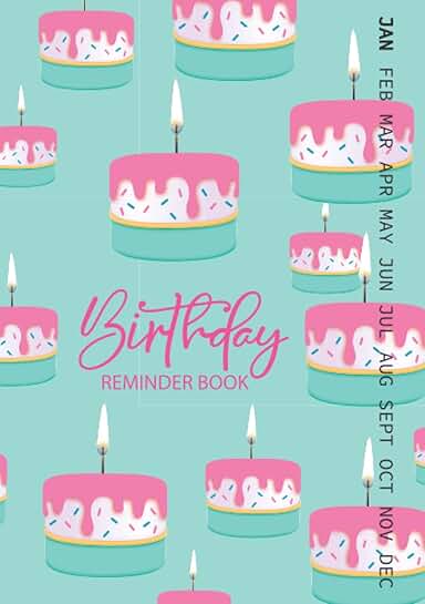 Birthday and Anniversary Record Book with Monthly Index