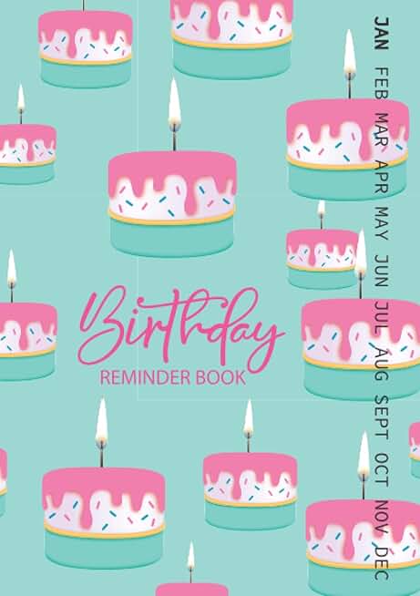 Birthday and Anniversary Record Book with Monthly Index