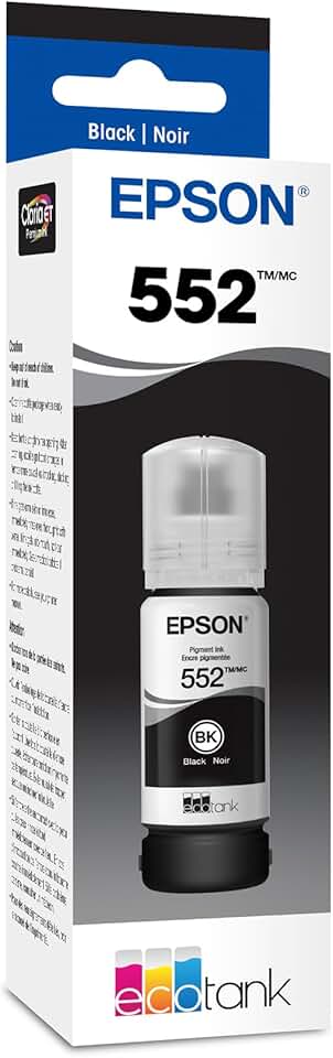 Black EcoTank Ink Bottle, Ultra-high Capacity