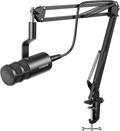 Dynamic XLR Microphone for Recording and Streaming