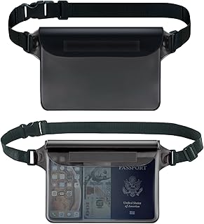 Waterproof Fanny Pack for Phone, Passport, Wallet