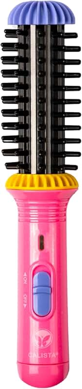 Mini Heated Round Brush for Curling and Styling
