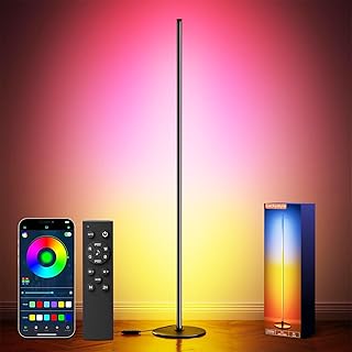 Smart RGB Corner Floor Lamp with App and Remote