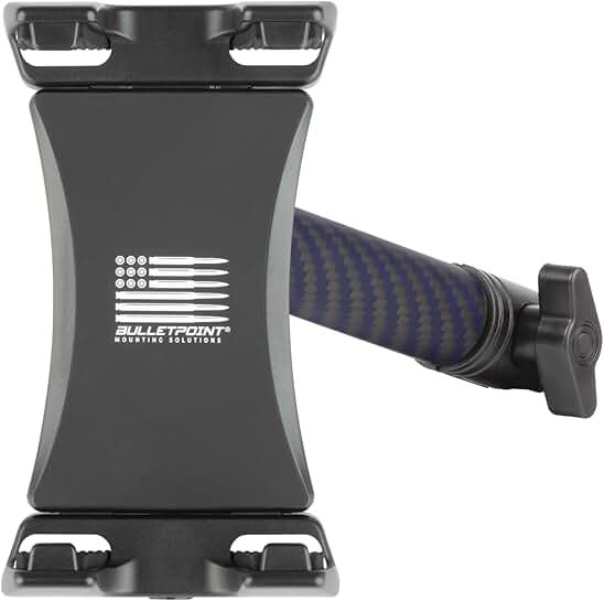 Universal Tablet Mount with 20mm Ball and Carbon Fiber Arm