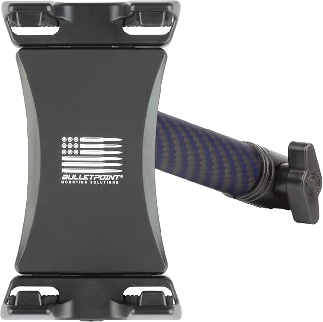 Universal Tablet Mount with 20mm Ball and Carbon Fiber Arm