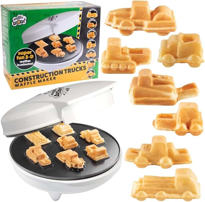 Mini Waffle Maker for 3D Vehicle Pancakes