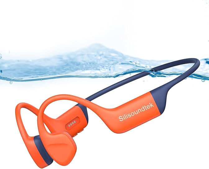 Waterproof Bone Conduction Headphones with Mic and MP3