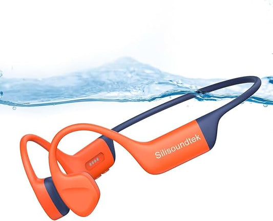 Waterproof Bone Conduction Headphones with Mic and MP3