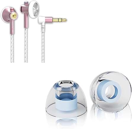 Wired In-Ear Earbuds with 15.4mm Driver and Tips