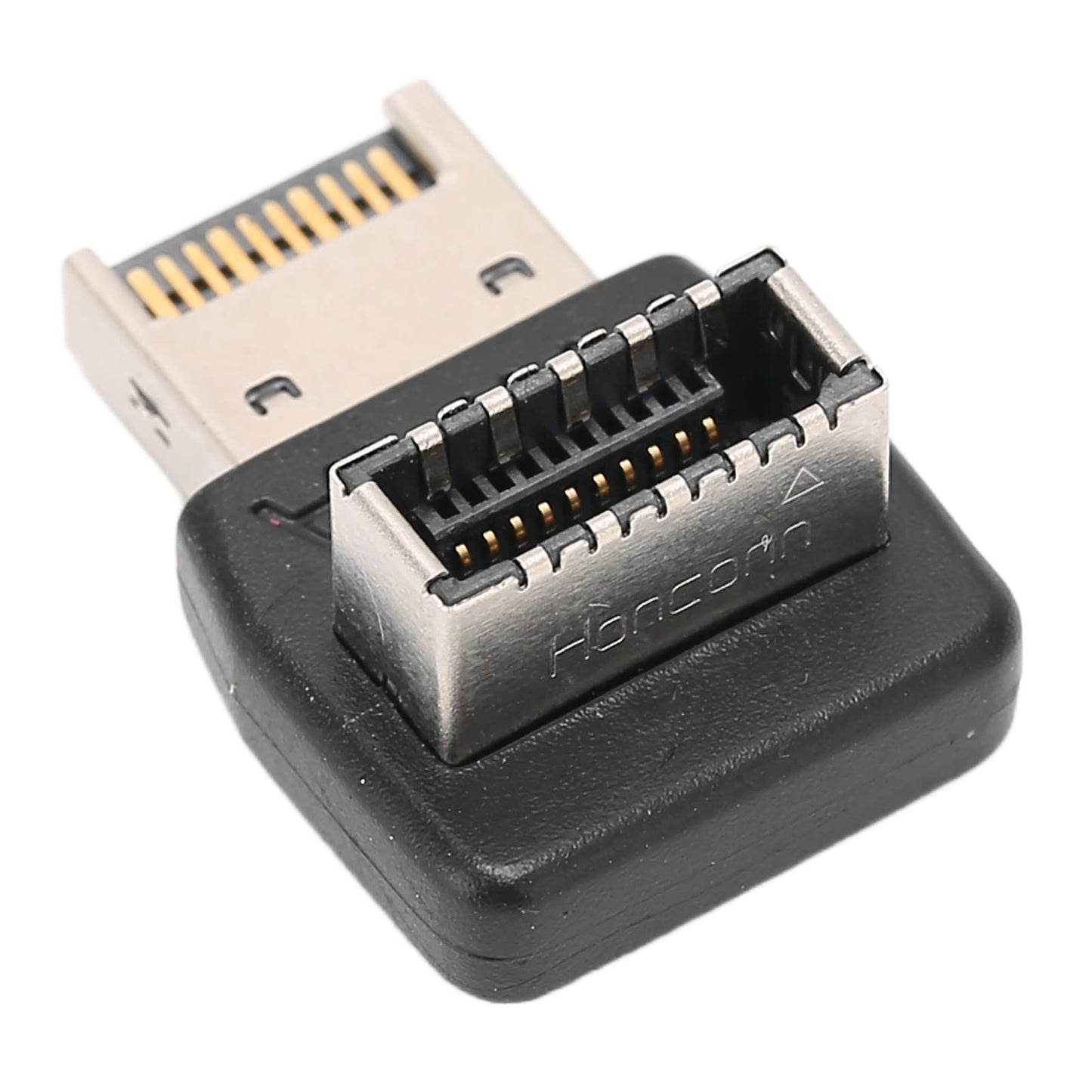 Right Angle USB Type E Adapter for Motherboard