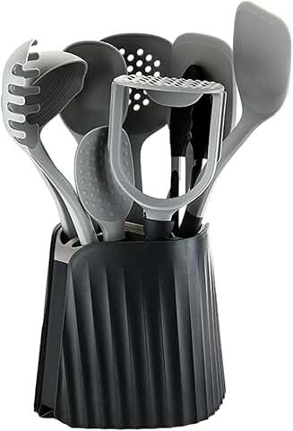 9-Piece Heat-Resistant Silicone Cooking Utensil Set