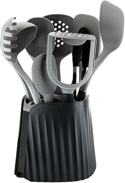 9-Piece Heat-Resistant Silicone Cooking Utensil Set
