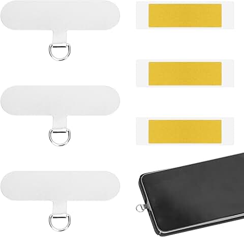 Set of 3 Phone Lanyard Patch Pads with Tape