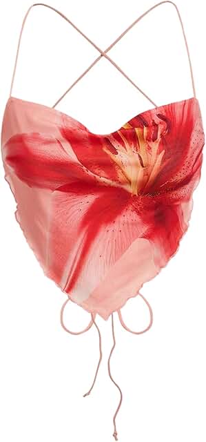 Women's Y2K Bandana Top for Summer and Outings