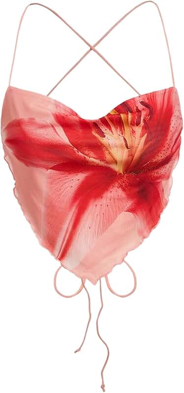 Women's Y2K Bandana Top for Summer and Outings